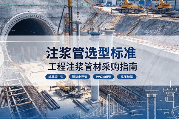 江阴注浆管选型标准