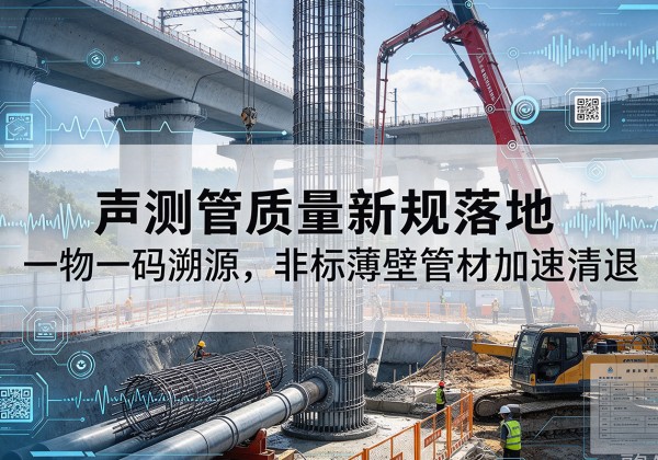 江阴声测管质量新规落地，一物一码溯源，非标薄壁管材加速清退